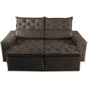 Ver imagem 5 de Sofá Retrátil e Reclinável 2,30m Essence Velusoft Café Cama Inbox