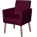 Ver imagem 2 de Poltrona Decorativa Capitone Corino para Recepção - Moblan Decor:Bôrdo