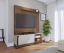 Ver imagem 3 de Estante Home Jurere 1800 para Tv Amendoa/off White matte - Colibri