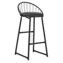 Ver imagem 2 de Banqueta Industrial Aço Preta – Gourmet, Varanda, Living – Banqueta Shell Kit 2