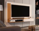 Ver imagem 5 de Painel Sala Tv até 50 Polegadas Manaus - Cores - Comprar Moveis em Casa: Preto / Nature