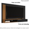 Painel Sala Tv até 50 Polegadas Manaus - Cores - Comprar Moveis em Casa: Preto / Nature - 2