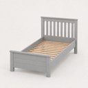 Ver imagem 2 de Cama de Solteiro de Madeira Maciça Ecoconfort Cinza