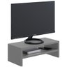 Kit 02 Suportes Stand Para Monitores Mesa Escritório Home Office Lap L03 Cinza - Lyam Lyam Decor - 6