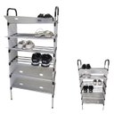 Ver imagem 1 de Sapateira Rack 6 Andares Modular Organizacao Sapato Sandalia Calcado Prateleiras Hall de Entrada Res