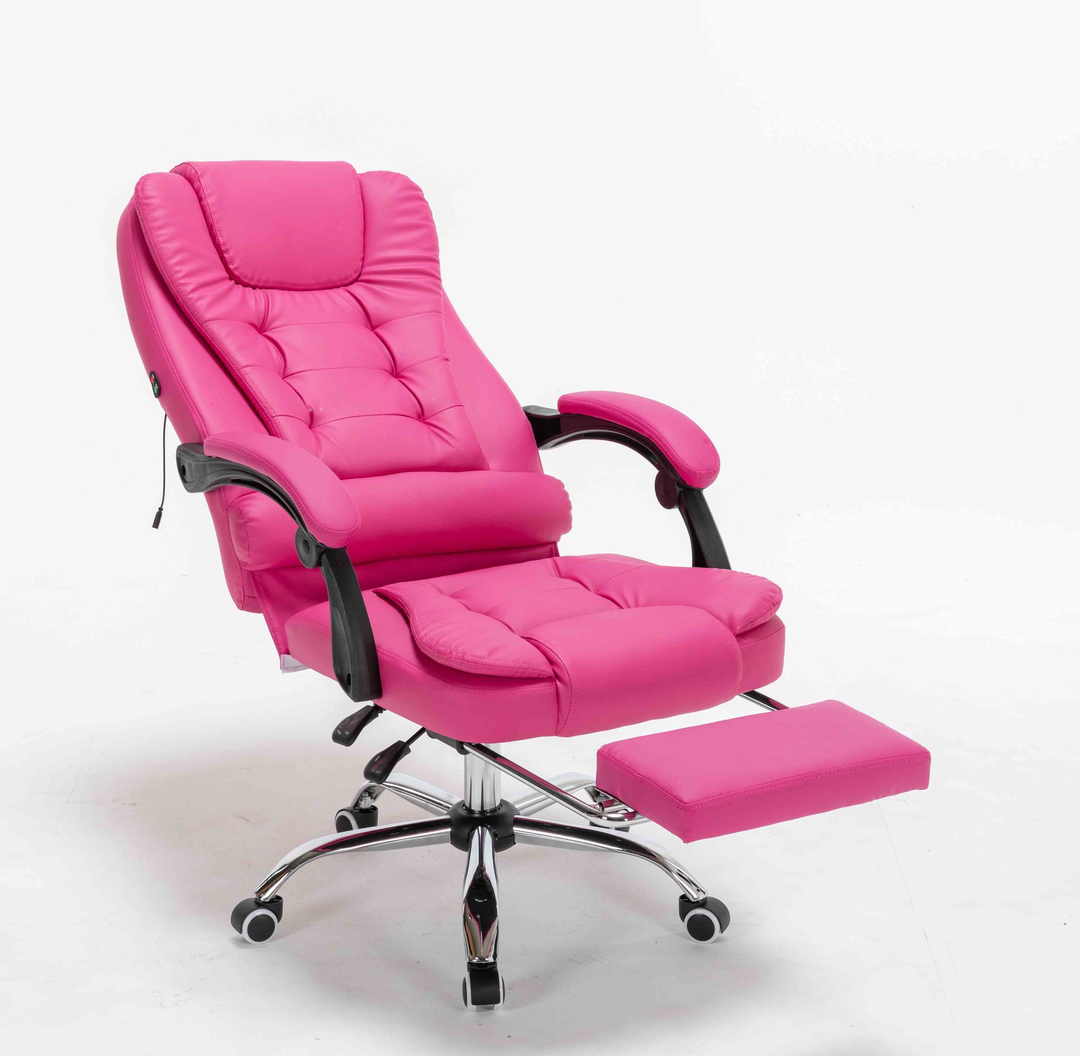 Cadeira Presidente C/ Massagem 2 Pontos Pink - 2