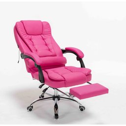 Cadeira Presidente C/ Massagem 2 Pontos Pink - 2