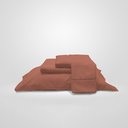 Ver imagem 1 de Jogo de Cama Lençol 400 Fios 4 Pçs P. Palito Casa Dona