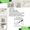 Ver imagem 2 de Kit Acessórios Para Banheiro Branco 6 Peças ELG