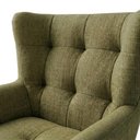 Ver imagem 7 de Poltrona Decorativa Malta Base Madeira Linho Color Trend Tca 307 Moll