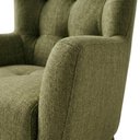 Ver imagem 6 de Poltrona Decorativa Malta Base Madeira Linho Color Trend Tca 307 Moll