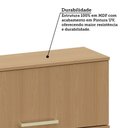 Ver imagem 4 de Armário Aéreo para Geladeira 100 Mdf 1 Porta Basculante 60cm Duna Luciane Móveis