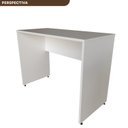 Ver imagem 2 de Escrivaninha Branca 100x60 cm para Home Office e Escritório – Mesa para Computador e Estudos