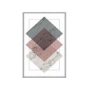 Ver imagem 2 de Quadro Decorativo - Abstrato Geometrico Abg002 Vidro com Impressão Uv - 80x60cm