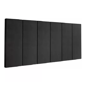 Cabeceira Cama Casal Suede 1.40-Preto
