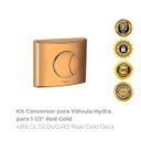 Ver imagem 2 de Kit Conversor para Válvula Hydra para 1 1/2" Red Gold 4916.gl.112.duo.rd Rose Gold Deca