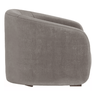 Poltrona Decorativa Julia Sala Recepção Suede Cappuccino - Incasa Decor - 3