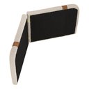Ver imagem 4 de Cabeceira Painel Orgânico Cama Box Casal Padrão Flay 140cm Dobrável Bouclé Bege - Desk Design
