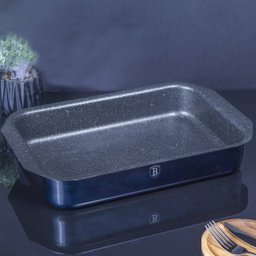 Forma Assadeira Antiaderente Tripla Camada de Mármore 35cm Aquamarine Berlinger Haus Travessa - 8