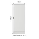 Ver imagem 4 de Sapateira Armário Multiúso Madesa Isis 1 Porta - Branco