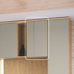 Módulo Guarda-roupa Aéreo 1 Porta Elegance - 2