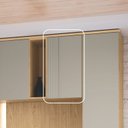 Ver imagem 2 de Módulo Guarda-Roupa Aéreo 1 Porta Elegance Cinza/Angelin/Niquel