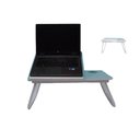 Ver imagem 5 de Mesa Notebook Dobrável Ajustável em Madeira Azul