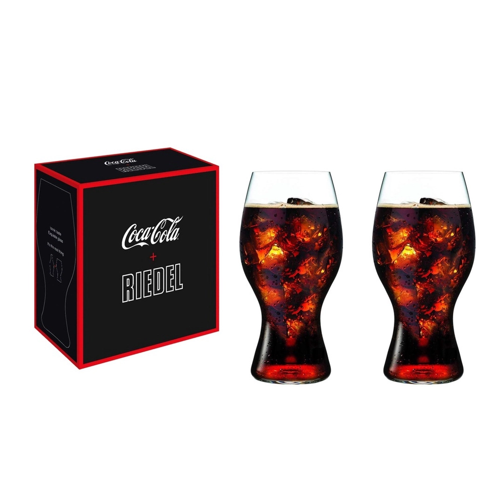 Conjunto 2 Copos de Cristal Riedel Coca Cola 480ml Premium - 1