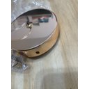 Ver mais imagens de Pendente Redondo Cristal Bolhas Luminária Moeda Bolachao Led 7w 3500k Cabeceira Lavabo Balcão Equipe