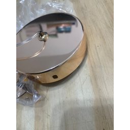 Pendente Redondo Cristal Bolhas Luminária Moeda Bolachao Led 7w 3500k Cabeceira Lavabo Balcão Equipe - 8