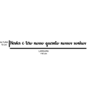 Ver imagem 3 de Letreiro de Parede Nada é tão Nosso Quanto Nossos Sonhos em MDF