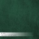 Ver imagem 5 de Poltrona Decorativa Sala de Estar Base de Madeira Euro Veludo Verde - Gran Belo