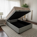 Ver imagem 7 de Cama Box Baú Casal com Colchão Airtech Ortobom 138x188x70cm