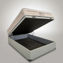 Ver imagem 2 de Cama Box Baú Casal com Colchão Airtech Ortobom 138x188x70cm
