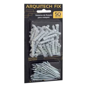 Prego e Bucha Fixação de Rodapes e Guarnição Arquitech Fix