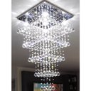 Ver imagem 4 de Lustre Teto Cristal para Sala de Jantar Alto Brilho:80cm/bivolt