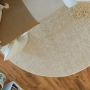 Ver imagem 4 de Tapete Tear Redondo Peludo Dupla Face Duna 145 Cm