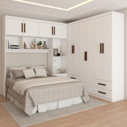 Guarda-roupa Casal Modulado Paradise 10 Portas 6 gavetas - Panorama Móveis - 1