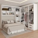 Ver imagem 2 de Guarda-roupa Casal Modulado Paradise 10 Portas 6 gavetas - Panorama Móveis