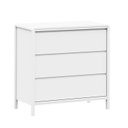 Ver imagem 2 de Cômoda para Quarto 3 Gavetas Madeira Maciça Modena Branco