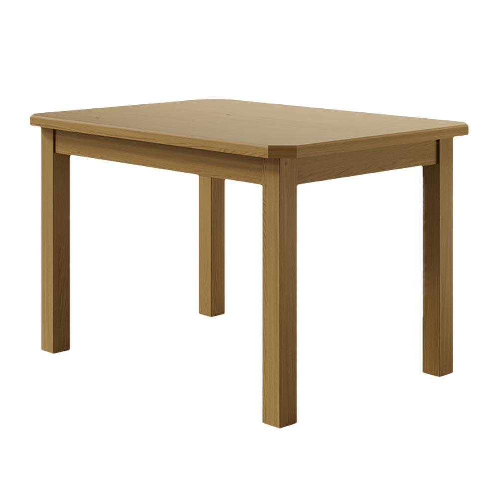 Mesa de Jantar 120cm 4 Lugares Pés Madeira Maciça Nogueira Safira Shop Jm - 2