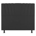 Ver imagem 7 de Cabeceira Cama Box Solteiro Dublin 100cm Linho Cinza - Desk Design