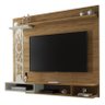 Painel Suspenso Tókio para TV até 55” Freijó/Cinza Cristal - PR Móveis - 1