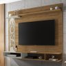 Painel Suspenso Tókio para TV até 55” Freijó/Cinza Cristal - PR Móveis - 2