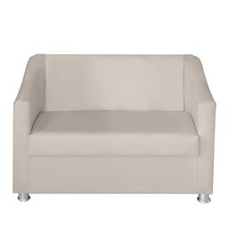 Kit Poltrona Namoradeira e 2 Poltronas Decorativa 68 cm Tilla Bege - Mafer - 3