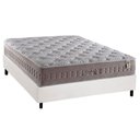 Ver imagem 1 de Cama Box Casal: Colchão Molas Anjos MasterPocket Ensacadas Richesse + Base CRC Courano Branco(