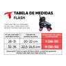 Patins Quad Infantil Flash Led Rosa | 58mm - 3