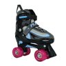 Patins Quad Infantil Flash Led Rosa | 58mm - 1