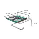 Ver imagem 4 de Suporte Papel Higiênico Adesivo com Porta Objetos - Stolf