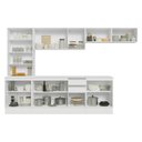 Ver imagem 6 de Armário de Cozinha Completa 100% Mdf 300 Cm Branco Smart Madesa 04